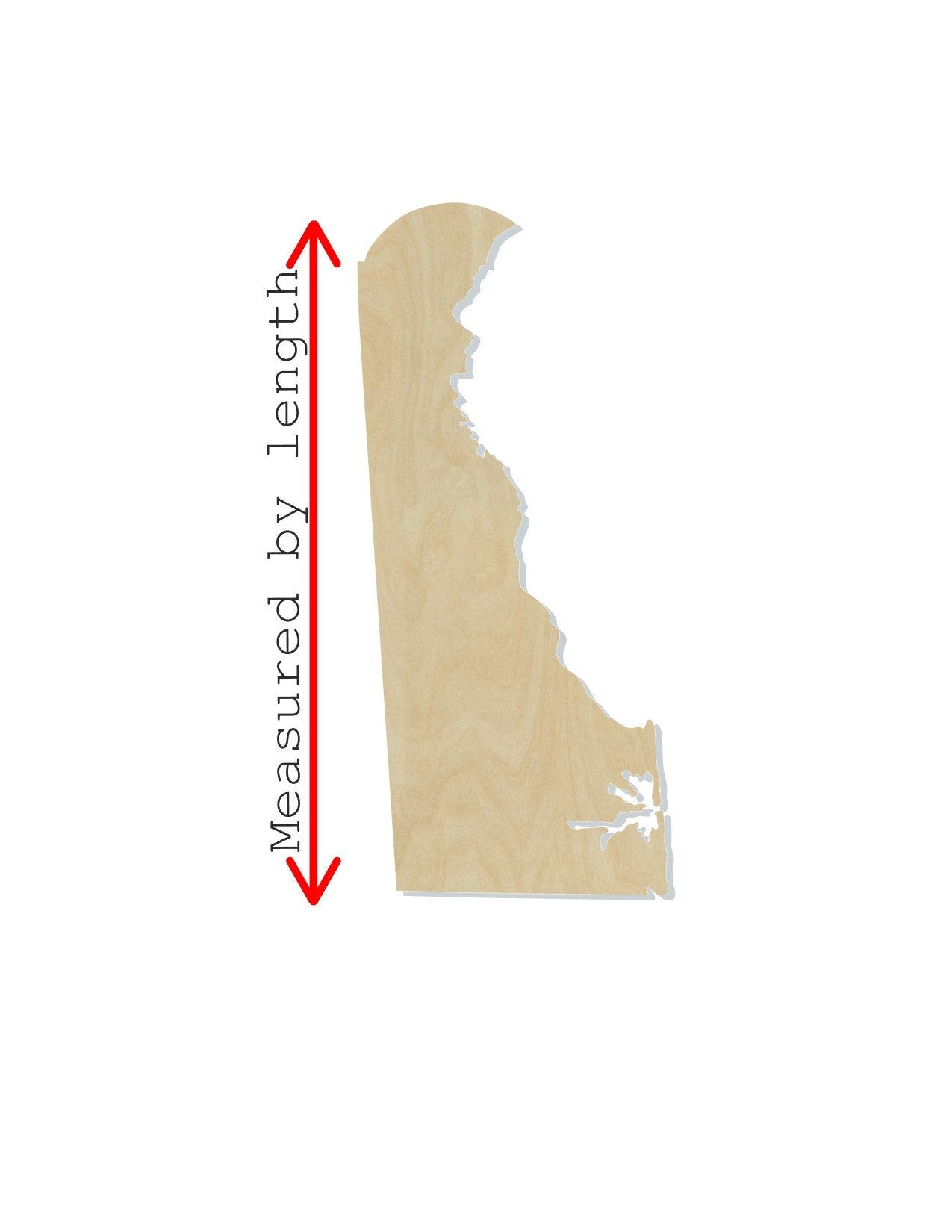 Delaware State wood blank cutouts State decor State craft DIY paint kit #1368 - Multiple Sizes Available - Unfinished Cutout Shapes