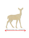 Doe Deer cutout wood blanks animal shapes animal cutouts zoo animals DIY #1382 - Multiple Sizes Available - Unfinished Cutout Shapes