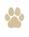 Dog Paw Print wood blank cutouts Puppy Mans best friend animal cutouts DIY #1387 - Multiple Sizes Available - Unfinished Cutout Shapes