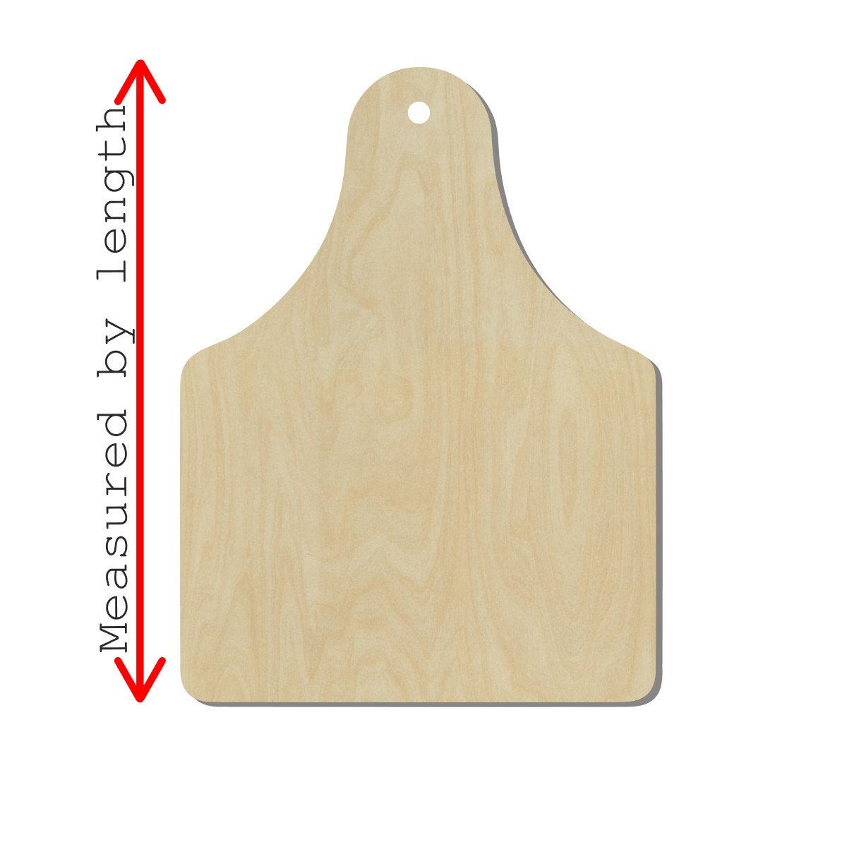 Cow Tag wood shape cutouts Farm Ranch DIY Paint kit #2242 - Multiple Sizes Available - Unfinished Wood Cutout Shapes