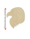 Eagle Head cutout wood blanks american eagle DIY paint kit #1418 - Multiple Sizes Available - Unfinished Cutout Shapes