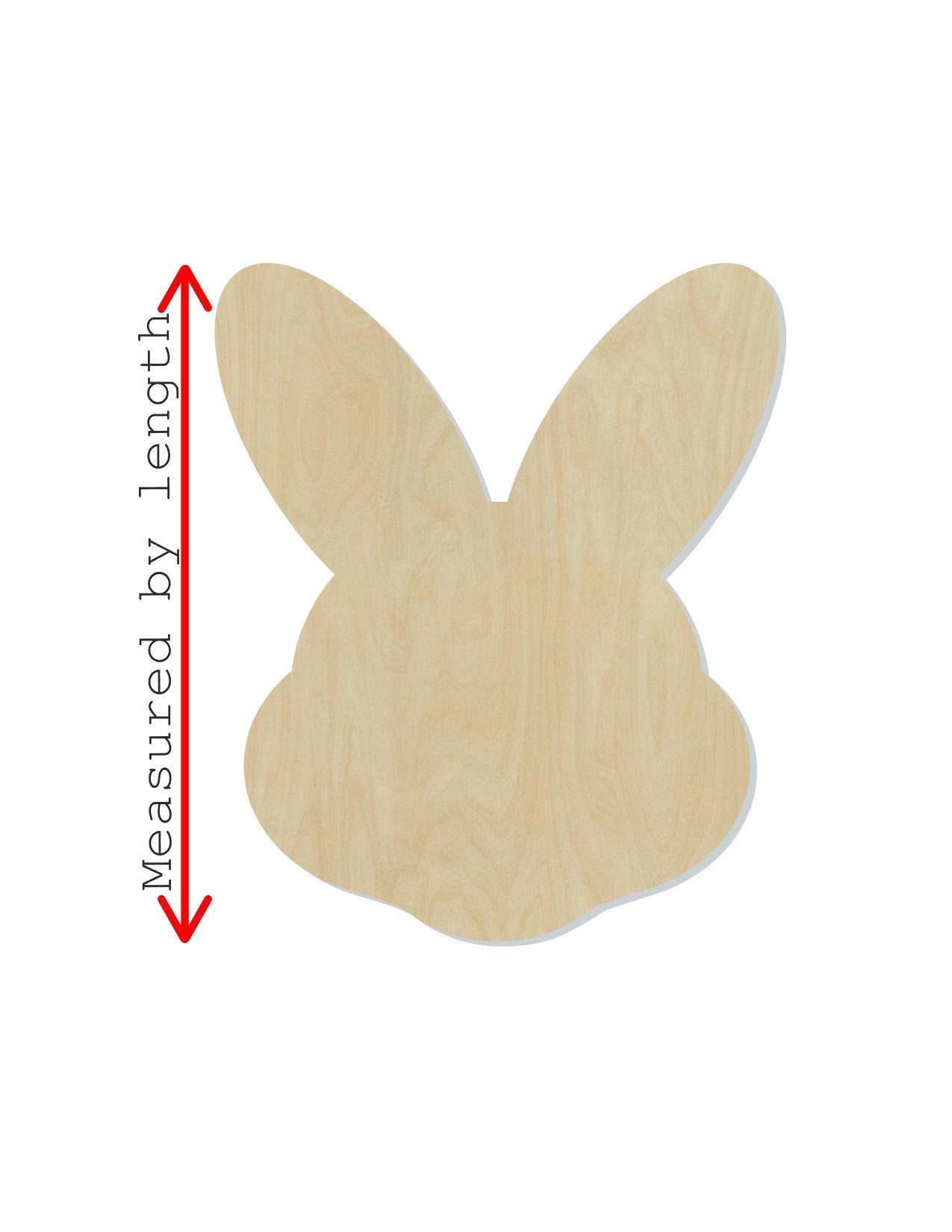 Easter Bunny Head Cutout Bunnies Paint yourself Spring time DIY Paint kit #1423 - Multiple Sizes Available - Unfinished Cutout Shapes