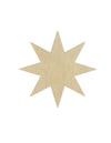 Eight Point Star Cutout Wood blank cutouts DIY Paint Kit Shapes Paint yourself #1432 - Multiple Sizes Available - Unfinished Cutout Shapes