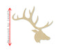 Elk Head wood cutouts Hunting Trophy DIY Paint kit Cabin Log Cabin #1439 - Multiple Sizes Available - Unfinished Cutout Shapes