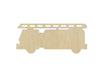 Fire Truck wood cutouts fire fighter DIY paint kit Paint yourself #1469 - Multiple Sizes Available - Unfinished wood Cutout Shapes