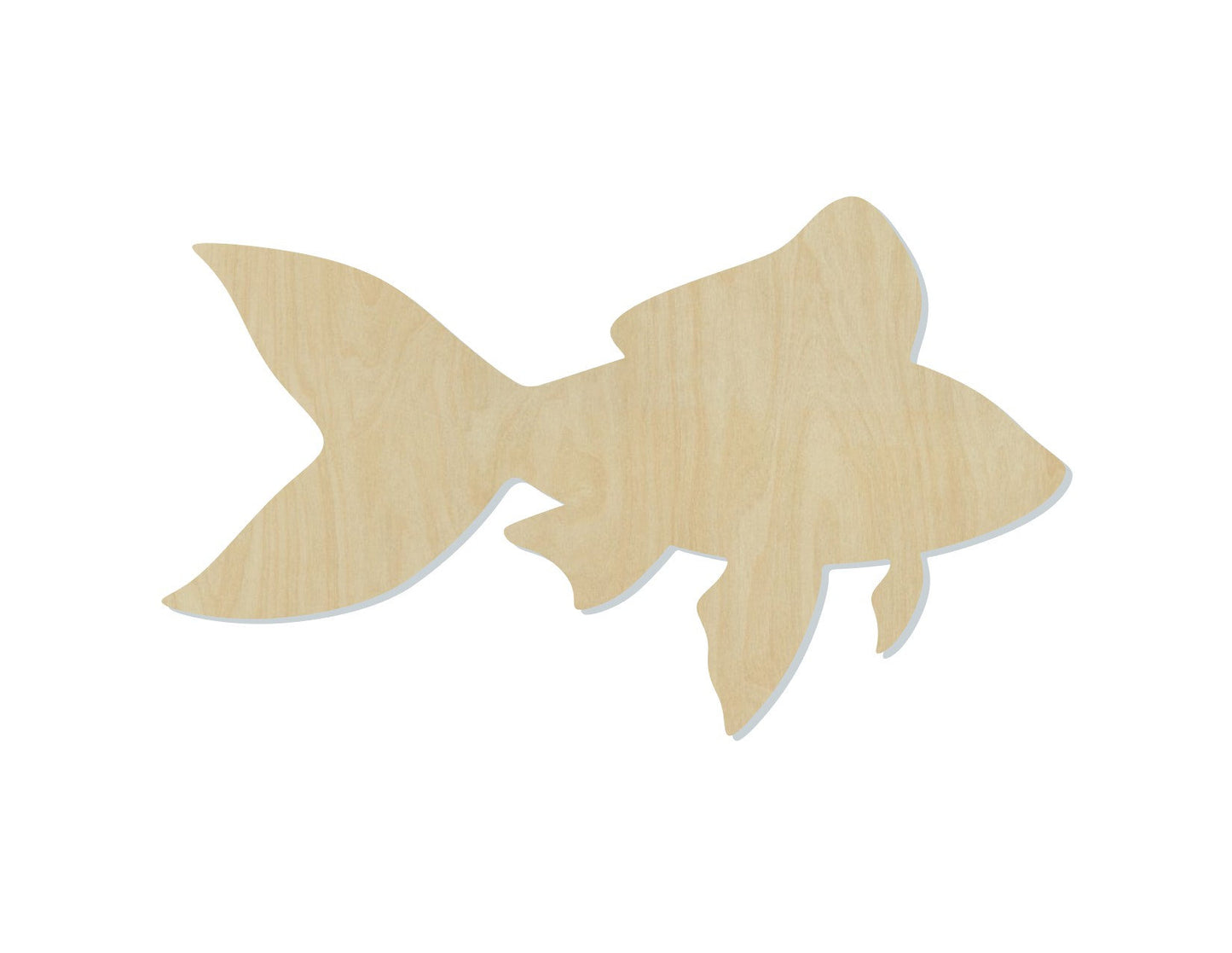 Fish Pet Fish animal cutouts wood cutouts DIY paint Bedroom decor #1472 - Multiple Sizes Available - Unfinished Wood Cutout Shapes