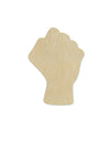 Fist wood cutouts fist bump DIY Paint wood shapes #1474 - Multiple Sizes Available - Unfinished Wood Cutout Shapes