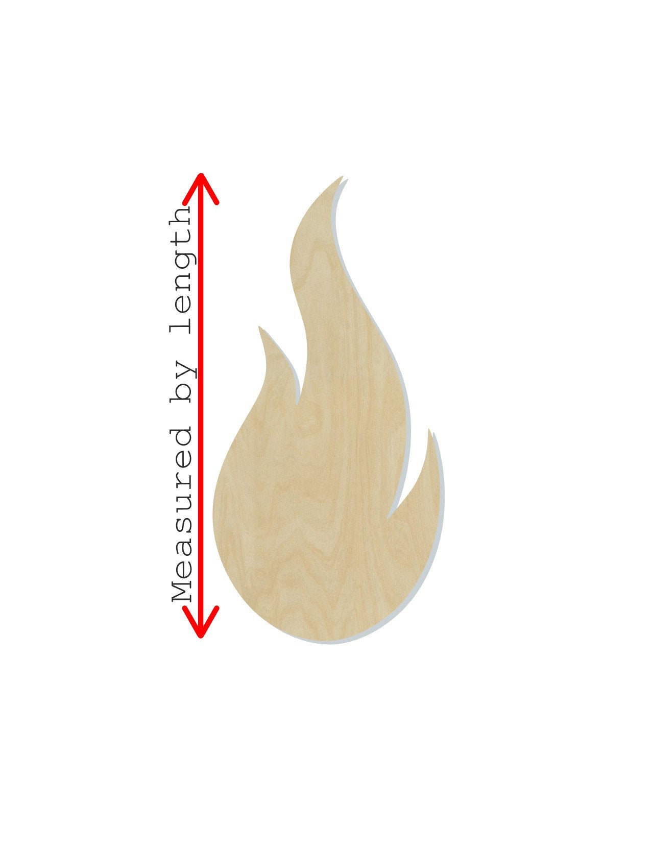 Flame Fire wood cutouts Camping Tent DIY Paint kit #1476 - Multiple Sizes Available - Unfinished Wood Cutout Shapes