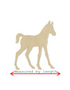 Foal wood cutouts Baby horse Farm animals animal cutouts DIY Paint kit #1498 - Multiple Sizes Available - Unfinished Wood Cutout Shapes