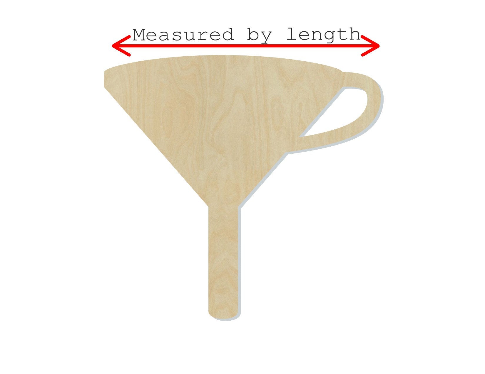 Funnel wood cutouts Tools Garage Father's Day ideas DIy Paint kit #1516 - Multiple Sizes Available - Unfinished Wood Cutout Shapes
