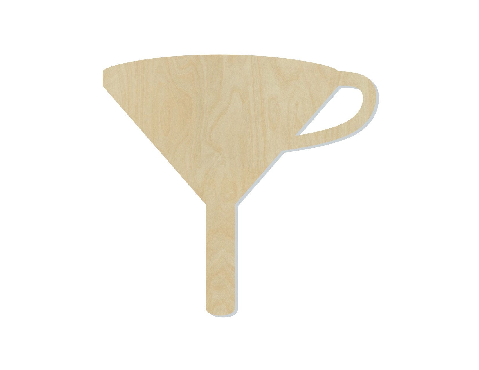 Funnel wood cutouts Tools Garage Father's Day ideas DIy Paint kit #1516 - Multiple Sizes Available - Unfinished Wood Cutout Shapes