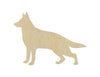 German Sheppard dog wood cutouts pets guard dog DIY Paint kit #1526 - Multiple Sizes Available - Unfinished Wood Cutout Shapes