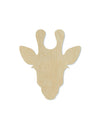 Giraffe Head wood cutouts Zoo animal cutouts DIY Paint kit #1530 - Multiple Sizes Available - Unfinished Wood Cutout Shapes