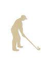 Golfer Golfing blank wood cutouts Sports DIY Paint #1543 - Multiple Sizes Available - Unfinished Cutout Shapes