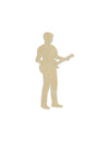 Guitarist Cutout Musician Music Class Band DIY Paint kit Wood cutouts #1564 - Multiple Sizes Available - Unfinished Cutout Shapes
