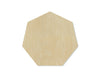 Heptagon wood shape Wood cutout #1593 - Multiple Sizes Available - Unfinished Wood Cutouts Shapes
