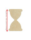 Hourglass wood cutout wood shapes DIY Paint #1612 - Multiple Sizes Available - Unfinished Wood Cutouts Shapes