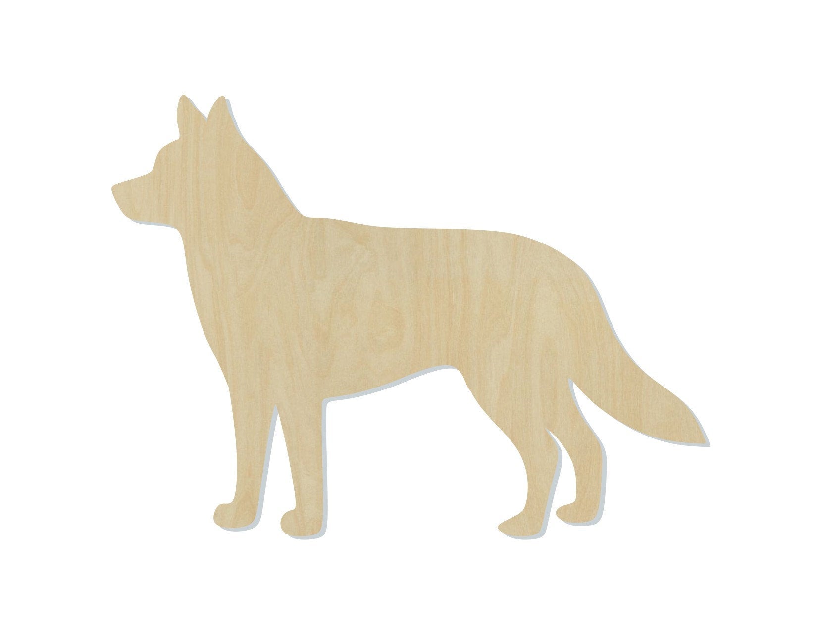 Husky Dog wood cutout wood shapes animal cutouts dog cutouts DIY #1620 - Multiple Sizes Available - Unfinished Wood Cutouts Shapes