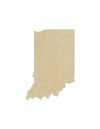 Indiana State wood cutout wood shape State cutouts DIY Paint kit #1630 - Multiple Sizes Available - Unfinished Wood Cutouts Shapes