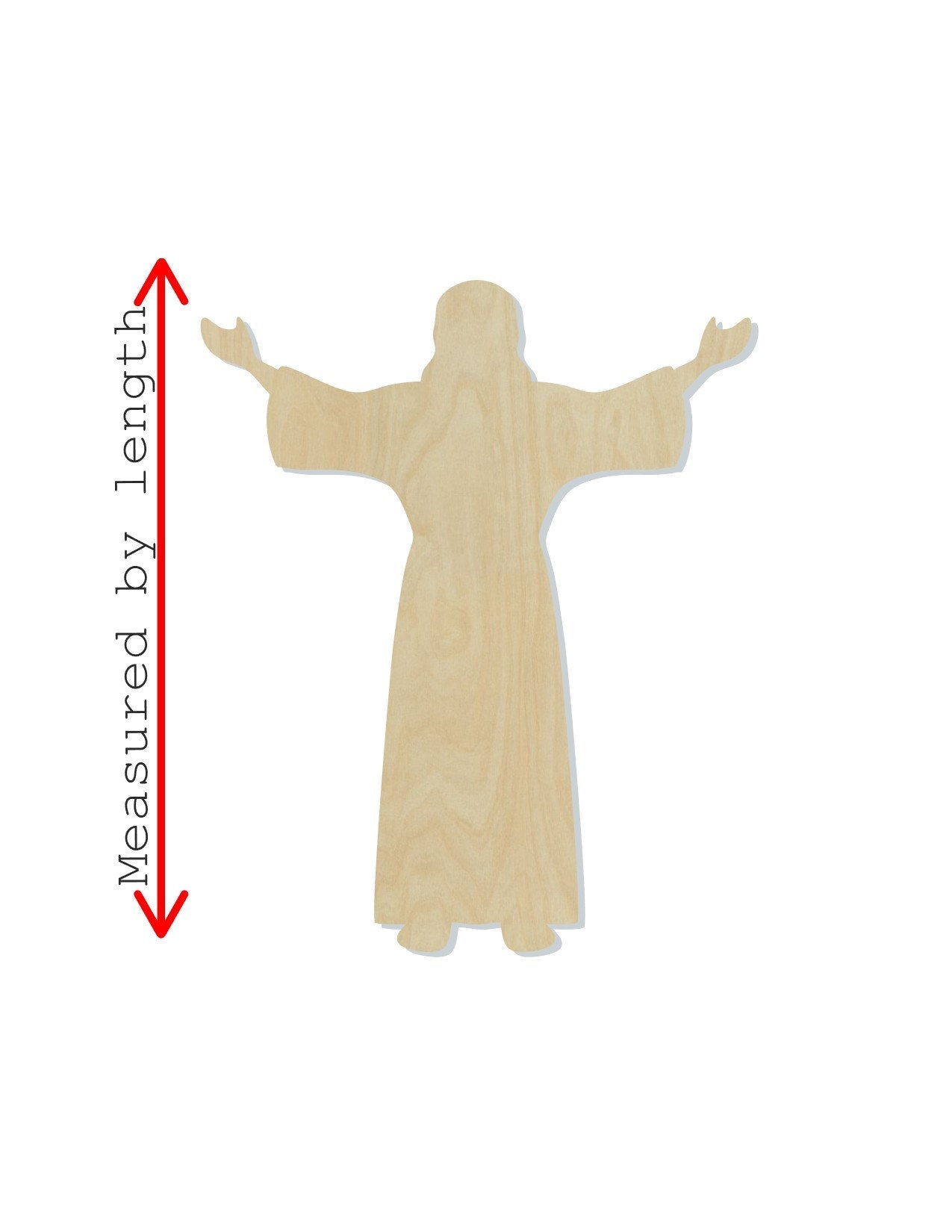 Jesus wood cutouts wood shapes Religion Religious DIY Paint kit #1643 - Multiple Sizes Available - Unfinished wood Cutout Shapes