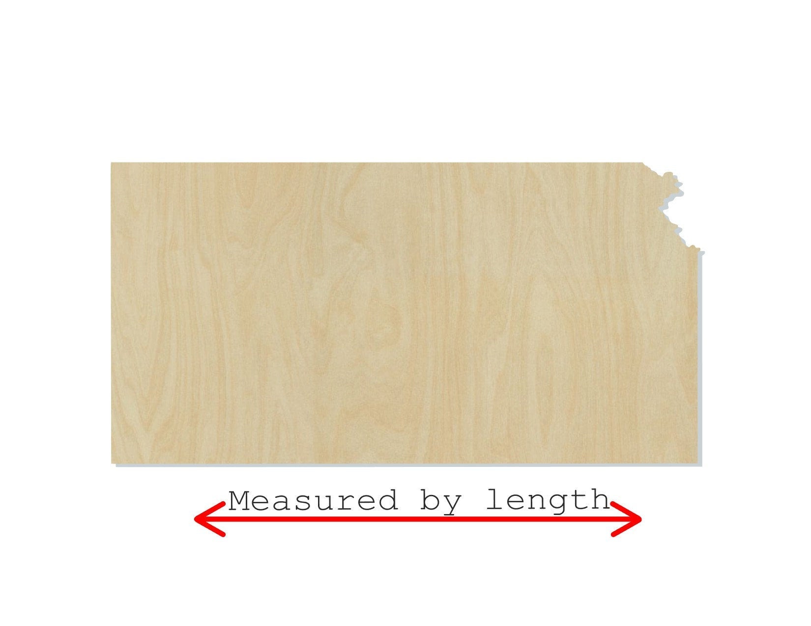 Kansas State wood cutout wood shapes State cutouts DIY Paint kit #1647 - Multiple Sizes Available - Unfinished wood Cutout Shapes