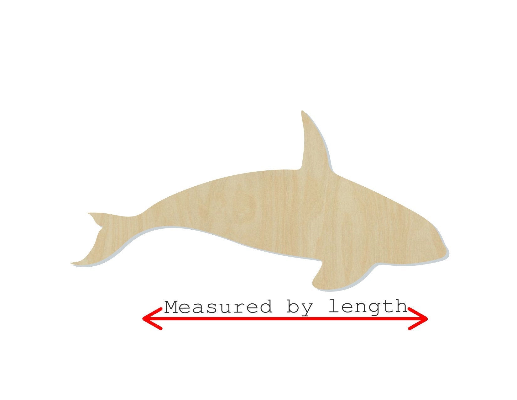 Killer Whale wood cutouts wood shapes animal cutouts animal shapes DIY #1651 - Multiple Sizes Available - Unfinished wood Cutout Shapes