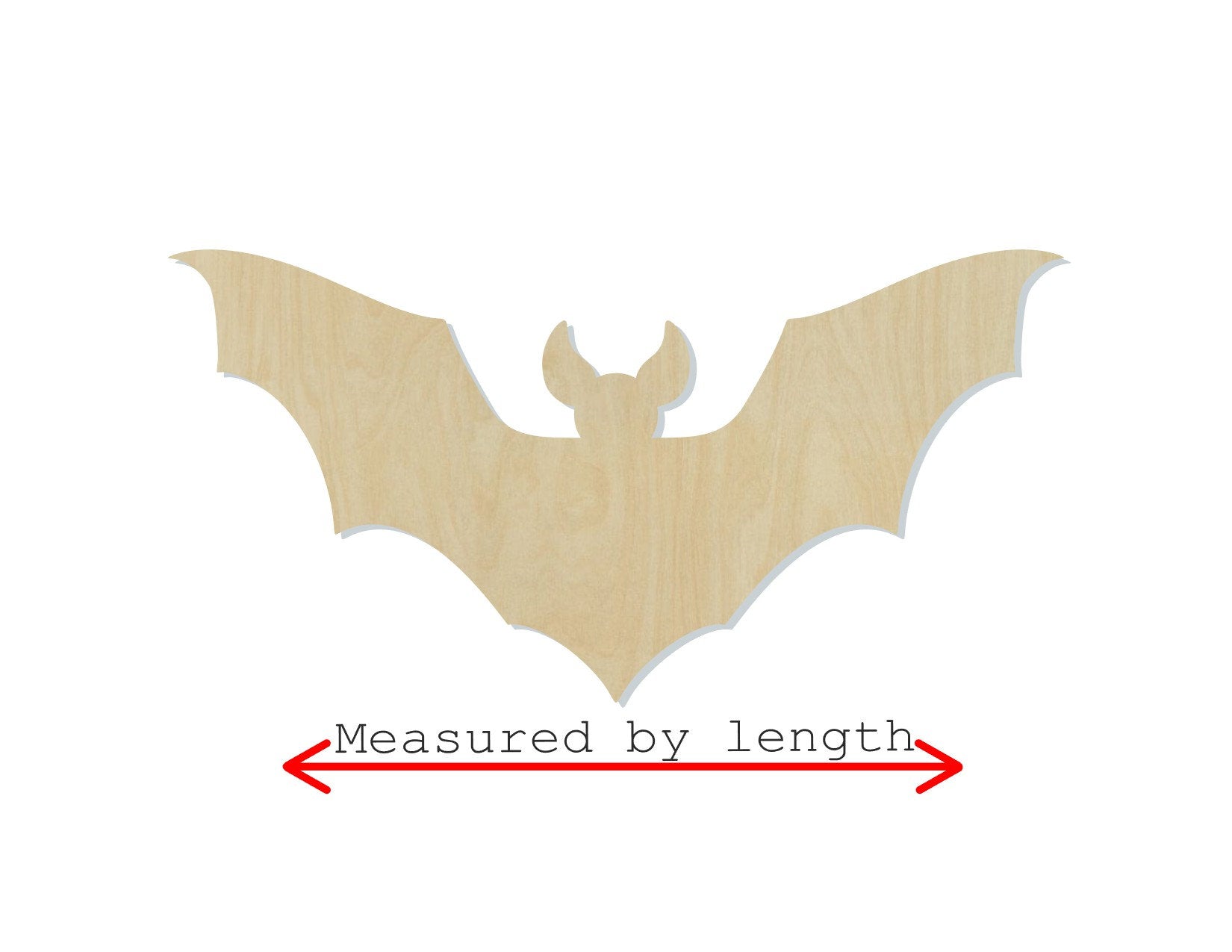 Bat wood cutouts wood shapes animal cutouts animal shapes Halloween DIY #1668 - Multiple Sizes Available - Unfinished Wood Cutout Shapes