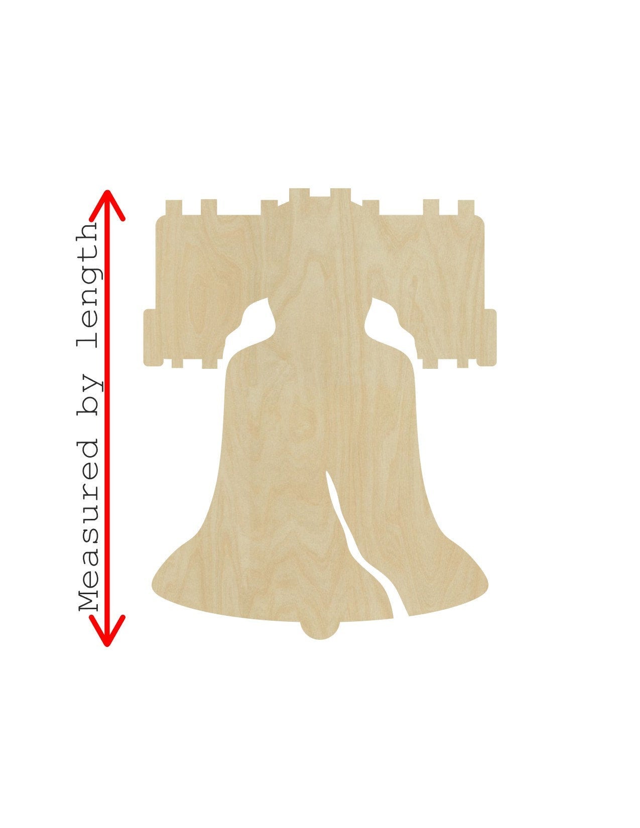 Liberty Bell wood cutouts wood shapes History DIY Paint kit #1689 - Multiple Sizes Available - Unfinished wood Cutout Shapes