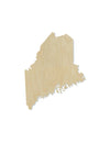 Maine State wood cutouts wood shapes State cutouts DIY Paint kit #1715 - Multiple Sizes Available - Unfinished Wood Cutout Shapes