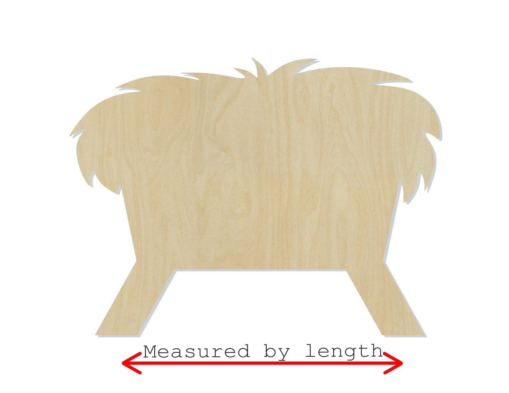 Manger wood shape wood cutouts Nativity Christmas Craft DIY Paint kit #1721 - Multiple Sizes Available - Unfinished Wood Cutout Shapes