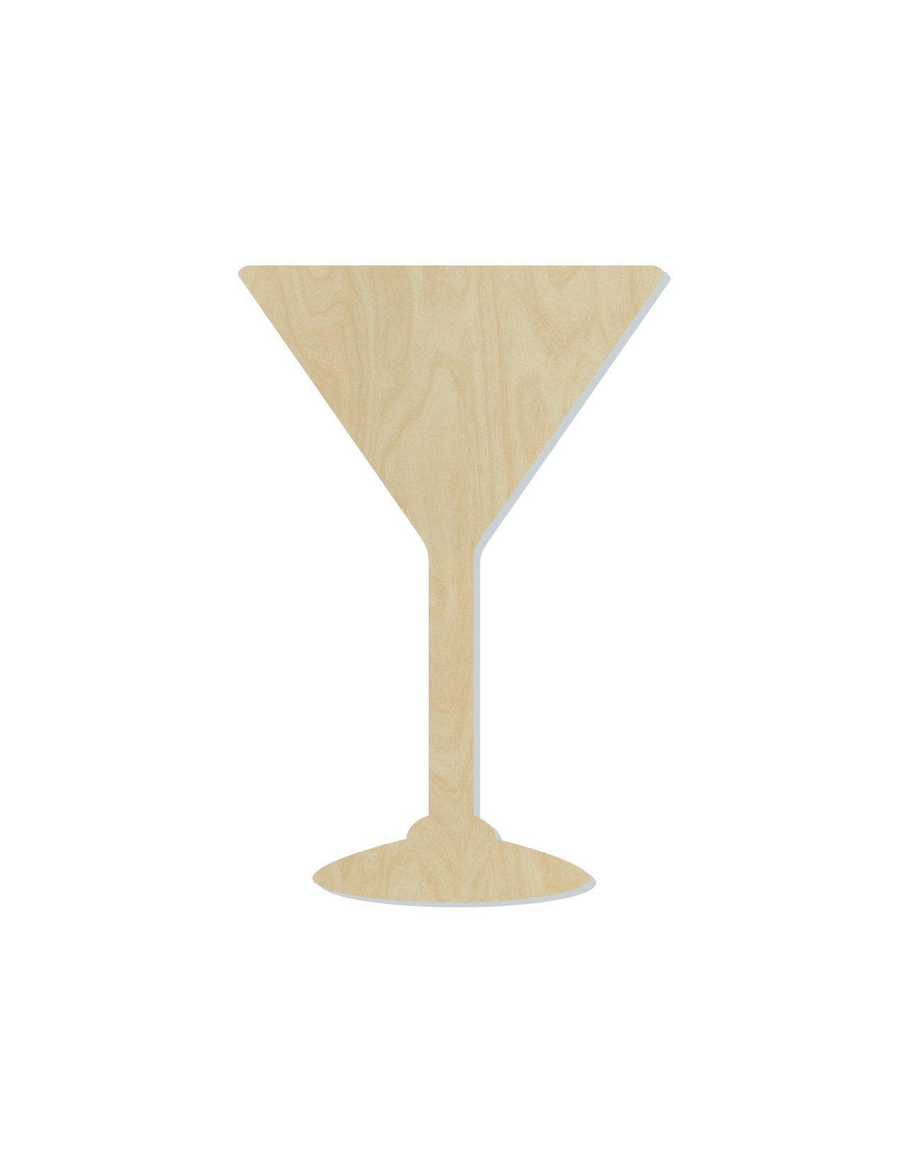 Martini Glass wood shape wood cutouts Drink Drinking DIY paint kit #1729 - Multiple Sizes Available - Unfinished Wood Cutout Shapes
