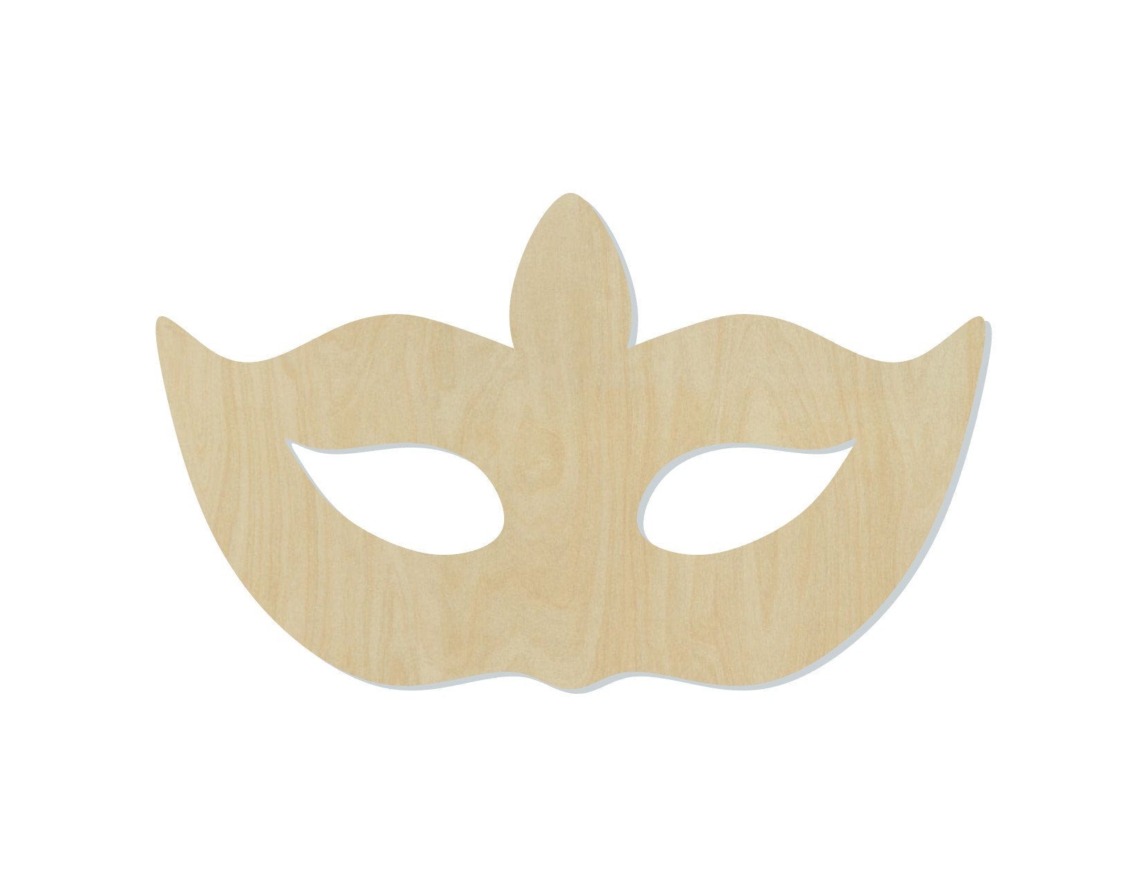 Masquerade Mask wood shape wood cutouts Party DIY Paint kit #1731 - Multiple Sizes Available - Unfinished Wood Cutout Shapes