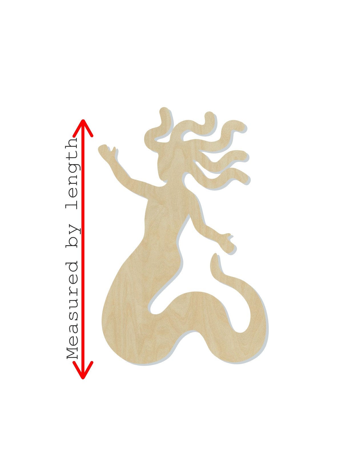 Medusa wood cutouts wood shapes DIY Paint kit #1734 - Multiple Sizes Available - Unfinished Wood Cutout Shapes