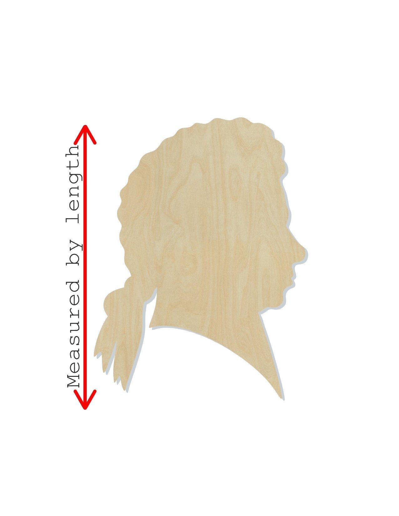 Mozart wood shape wood cutouts Musician DIY Paint kit #1765 - Multiple Sizes Available - Unfinished Wood Cutout Shapes