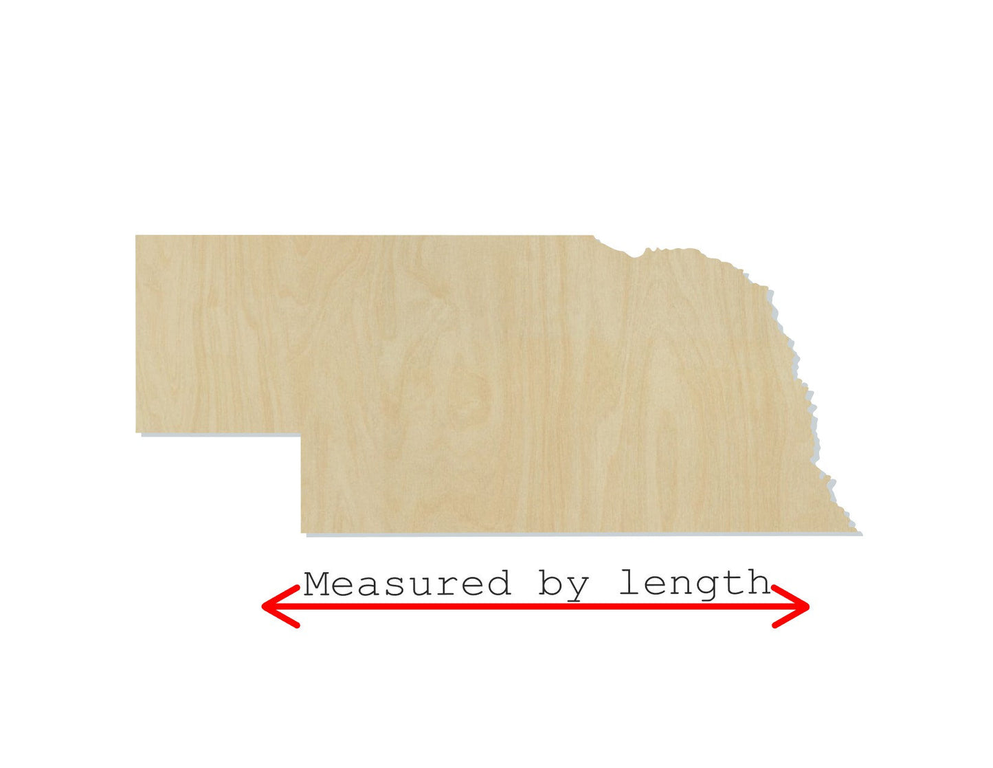 Nebraska State wood shape wood cutouts state cutouts DIY Paint kit #1775 - Multiple Sizes Available - Unfinished Wood Cutout Shapes