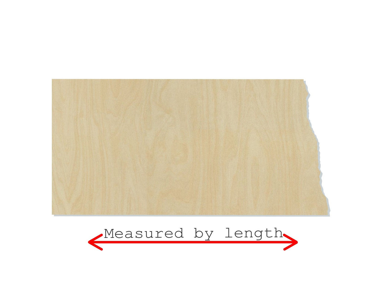 North Dakota State wood shape wood cutouts State cutouts State shapes DIY #1788 - Multiple Sizes Available - Unfinished Wood Cutout Shapes