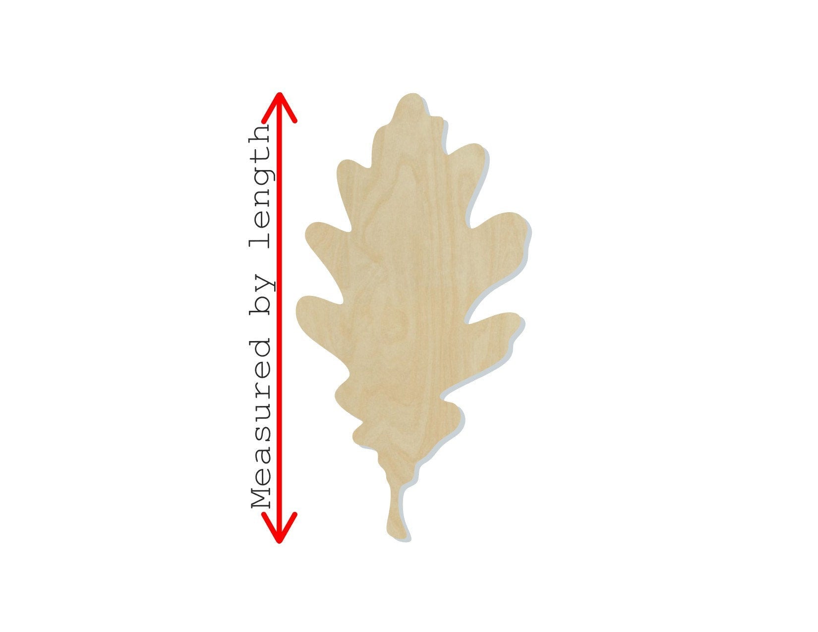 Oak Leaf wood shape wood cutouts Fall colors Fall leaves Fall time DIY #1790 - Multiple Sizes Available - Unfinished Wood Cutout Shapes