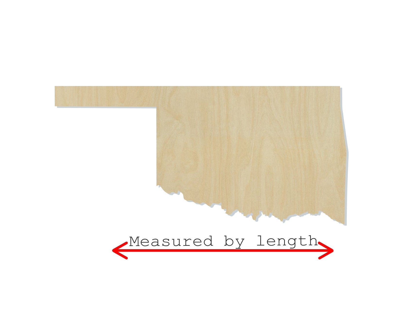 Oklahoma State wood shape wood cutouts State cutouts State shapes DIY #1797 - Multiple Sizes Available - Unfinished Wood Cutout Shapes