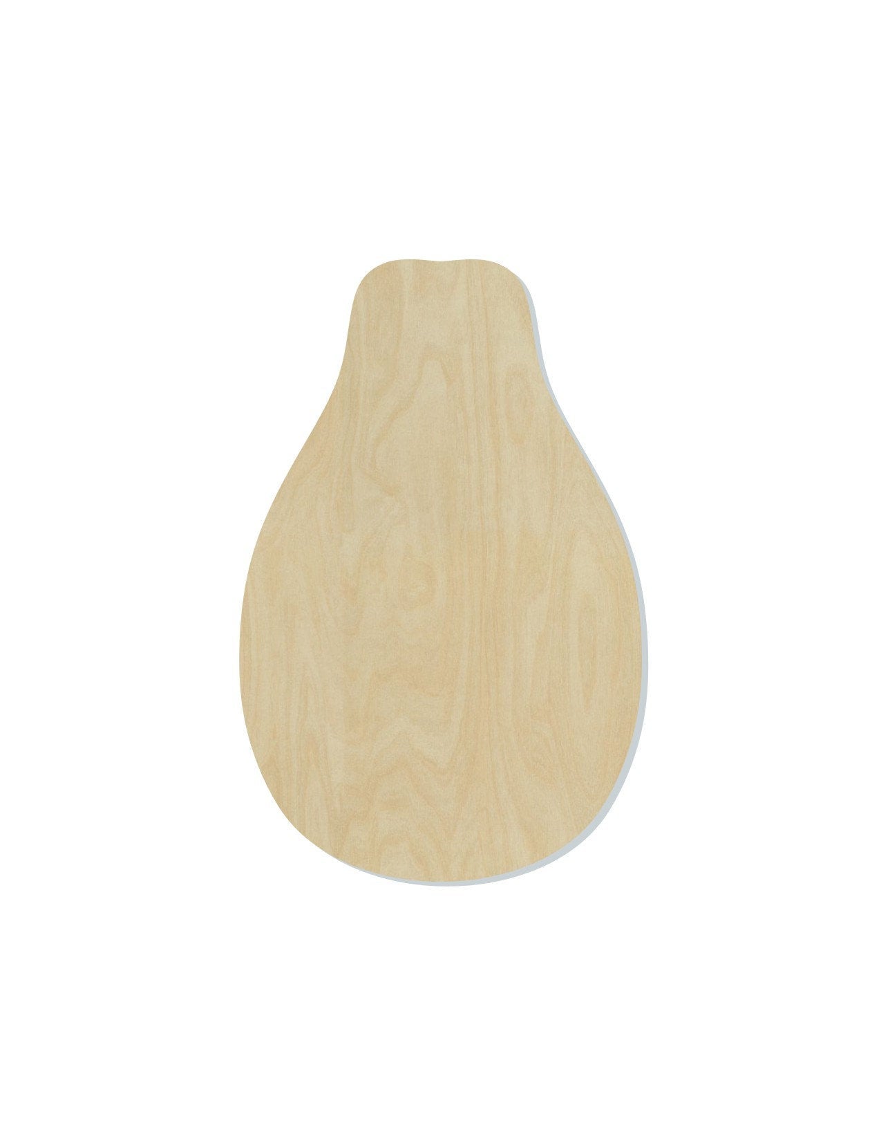 Papaya wood shape wood cutouts food cutouts kitchen decor DIY paint kit #1822 - Multiple Sizes Available - Unfinished Wood Cutout Shapes