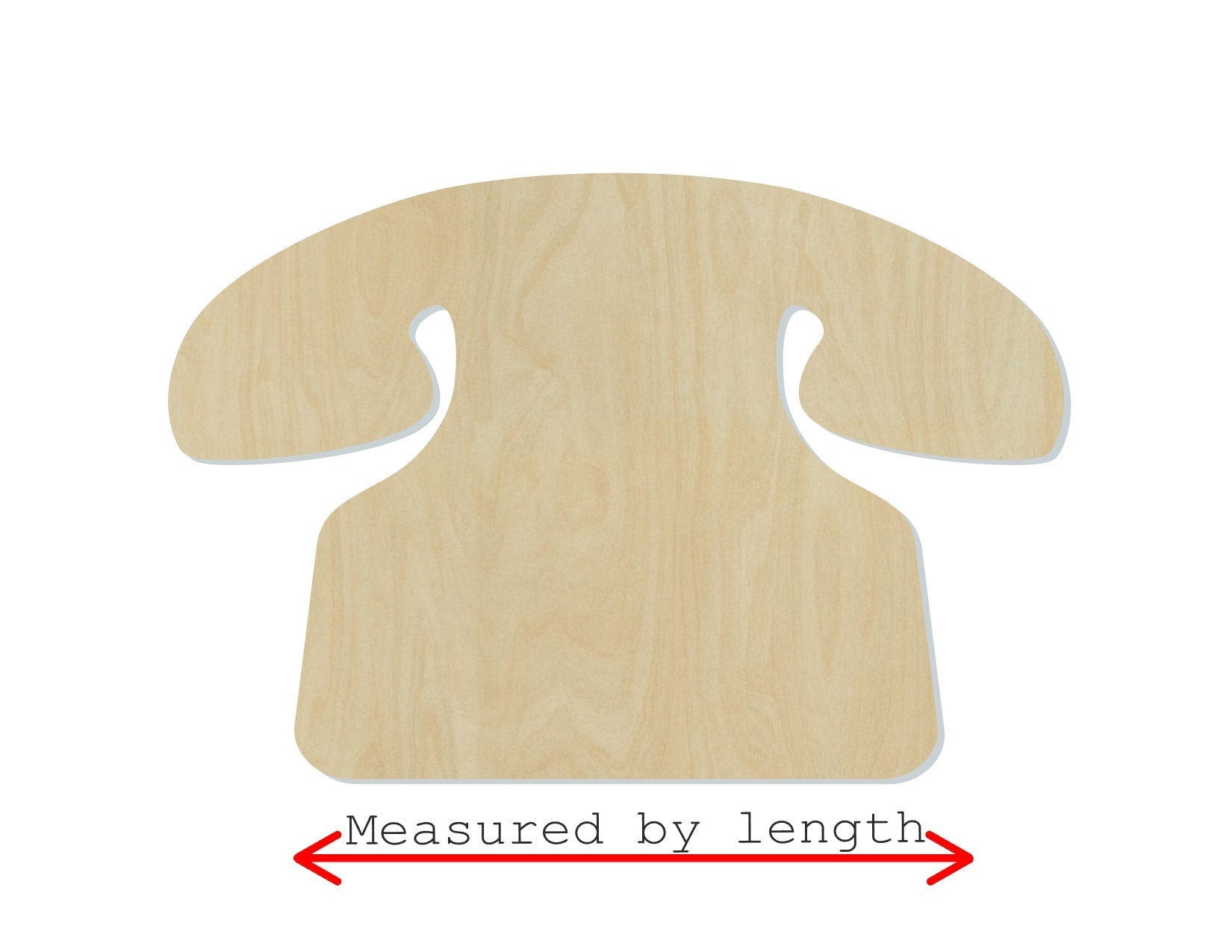 Phone wood shape wood cutouts Household Home DIY Paint kit #1844 - Multiple Sizes Available - Unfinished Wood Cutout Shapes
