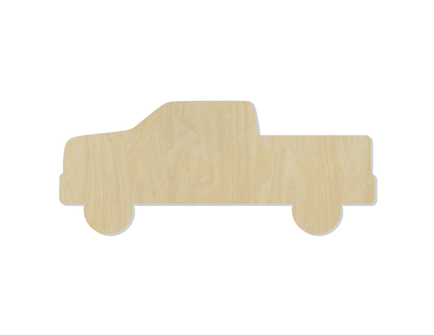 Pickup Truck wood shape wood cutouts DIY paint kit #1846 - Multiple Sizes Available - Unfinished Wood Cutout Shapes