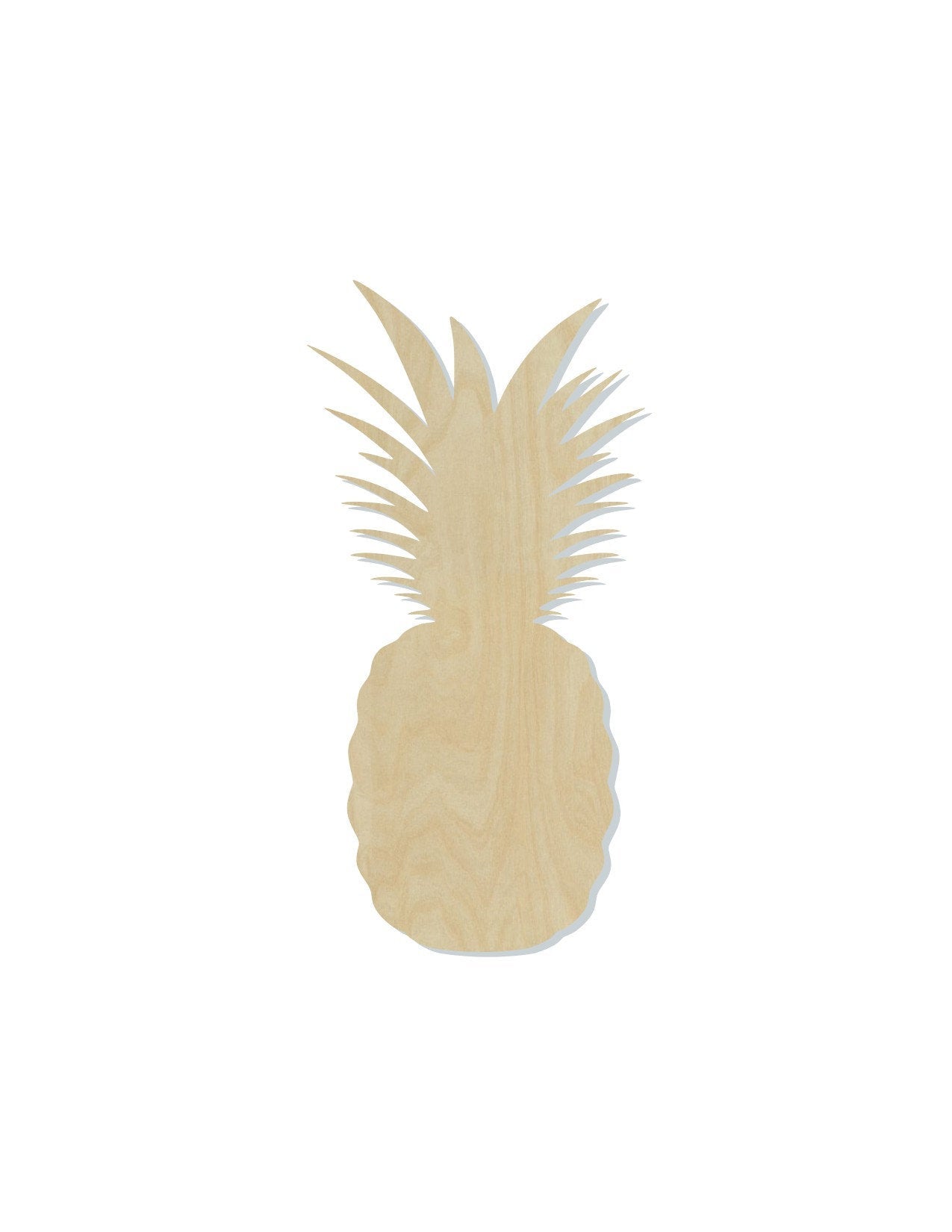 Pineapple wood cutout Hawaii Food cutout kitchen decor DIY Paint kit #1850 - Multiple Sizes Available - Unfinished Wood Cutouts Shapes
