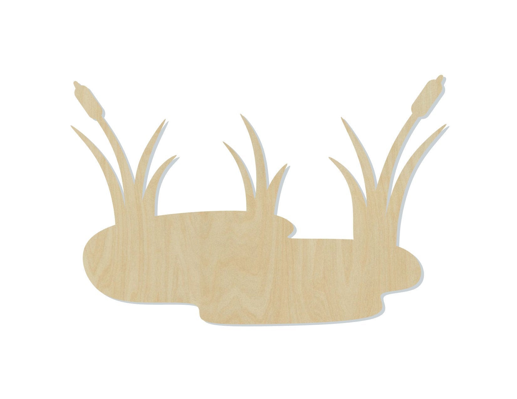 Pond wood shape wood cutouts DIY Paint kit #1874 - Multiple Sizes Available - Unfinished Wood Cutout Shapes