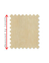 Postage Stamp wood shape wood cutouts DIY Paint Kit Mail #1881 - Multiple Sizes Available - Unfinished Wood Cutout Shapes