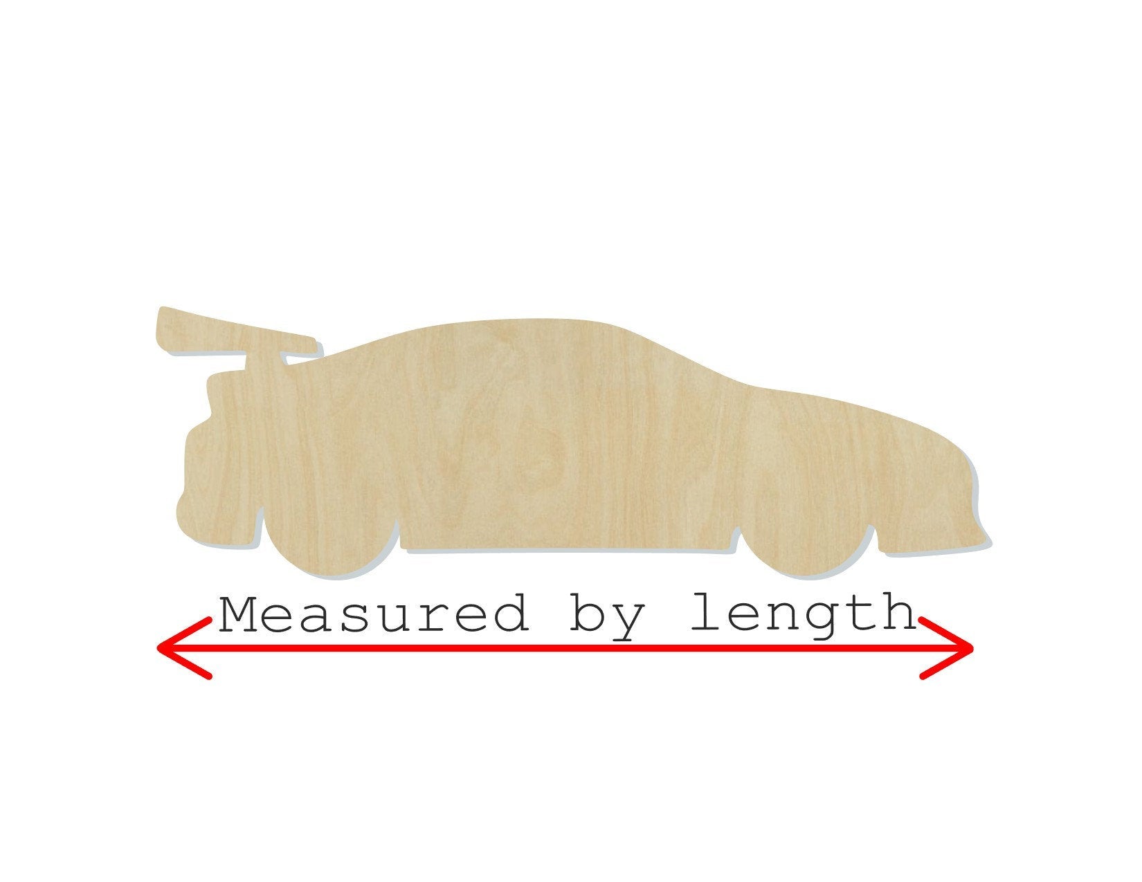 Race Car wood shape wood cutouts Cars Transportation DIY paint kit #1905 - Multiple Sizes Available - Unfinished Wood Cutout Shapes