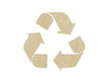 Recycle Symbol wood shape wood cutouts Earth Day Clean DIY Paint kit #1915 - Multiple Sizes Available - Unfinished Wood Cutout Shapes
