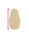 Russian Doll wood shape wood cutouts Russia DIY Paint kit #1944 - Multiple Sizes Available - Unfinished Wood Cutout Shapes