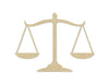 Scales of Justice wood shape wood cutouts Court Judge DIY paint kit #1964 - Multiple Sizes Available - Unfinished Wood Cutout Shapes