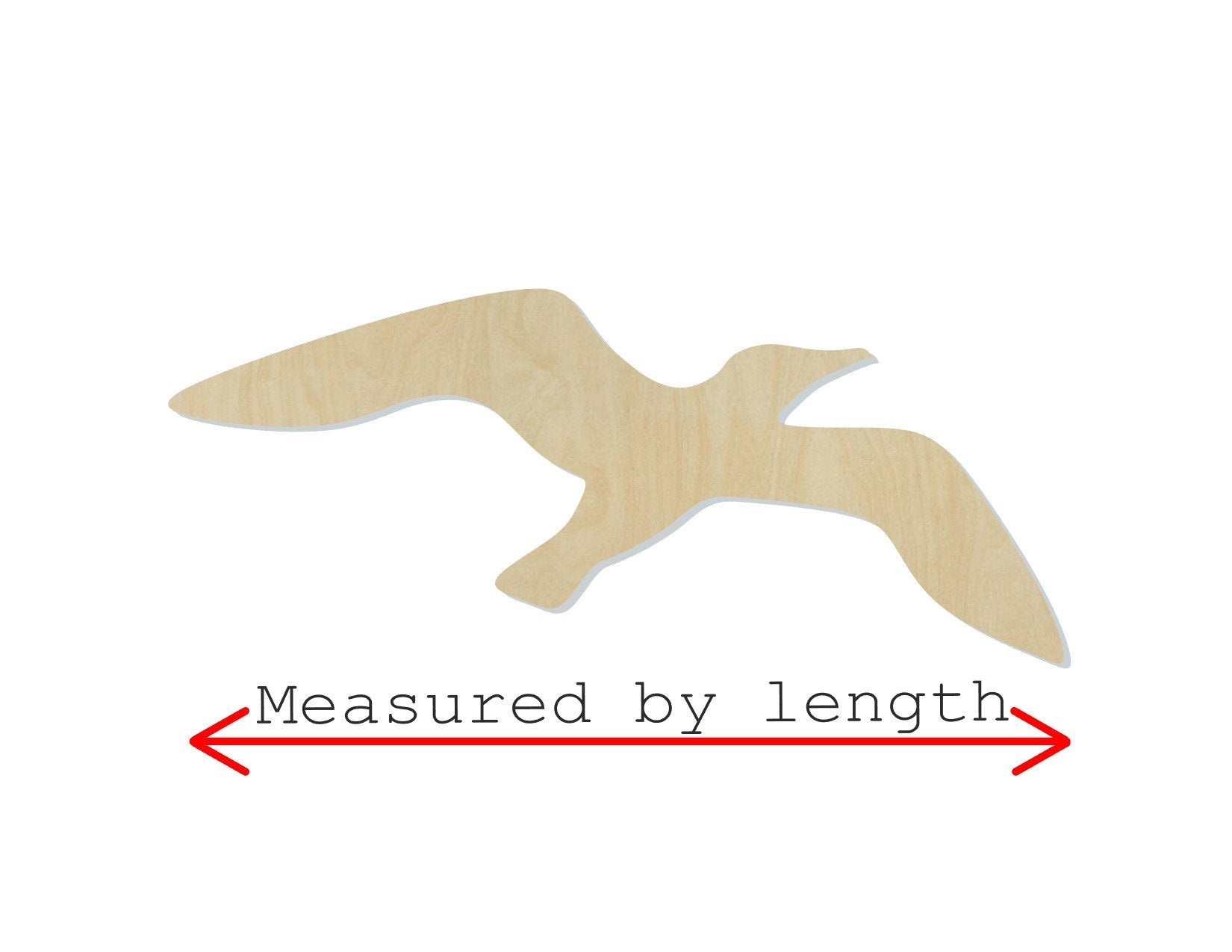 Seagull wood cutouts wood shapes Bird cutout wood shapes #1974 - Multiple Sizes Available - Unfinished Wood Cutout Shapes
