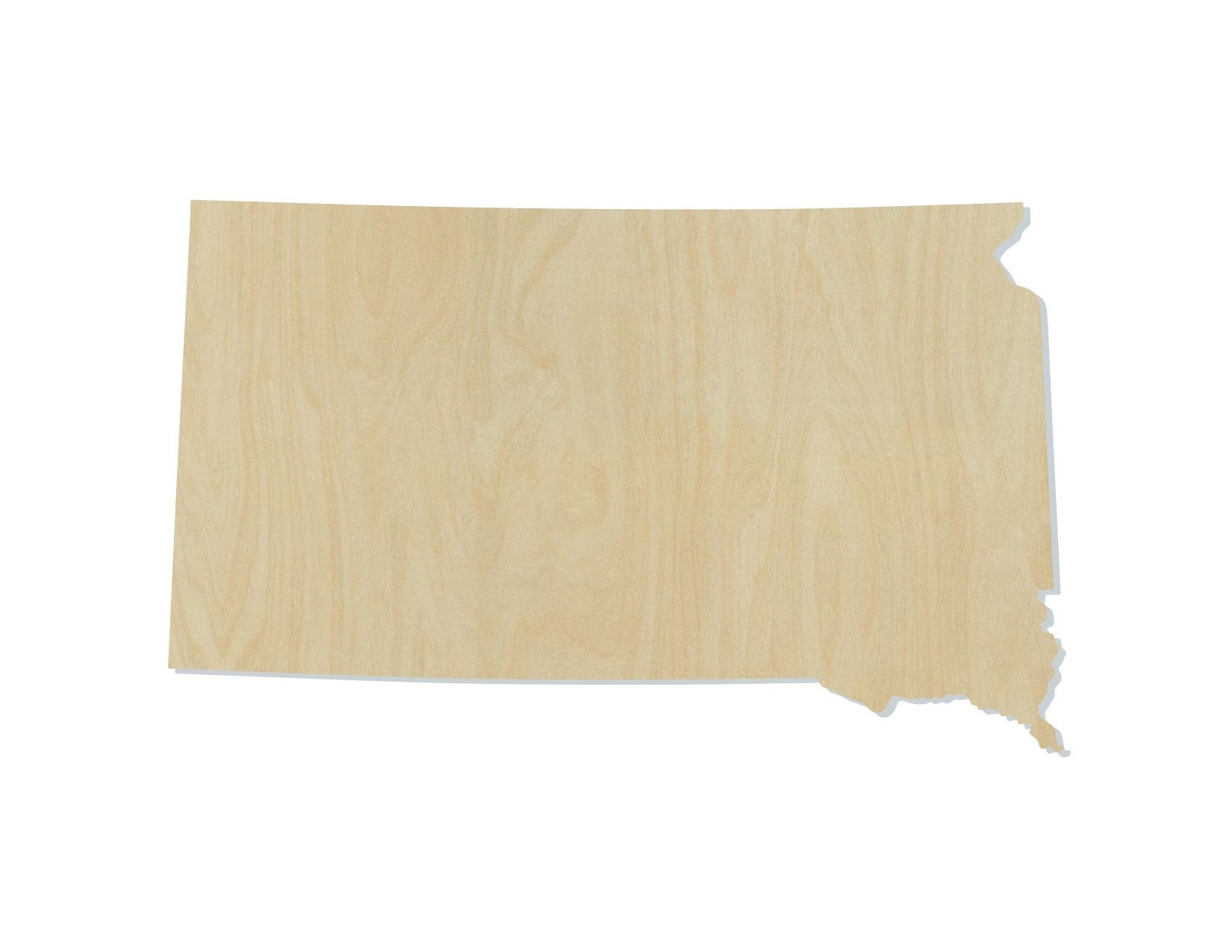 South Dakota wood shape wood cutouts State Cutouts DIY paint kit #2034 - Multiple Sizes Available - Unfinished Wood Cutout Shapes